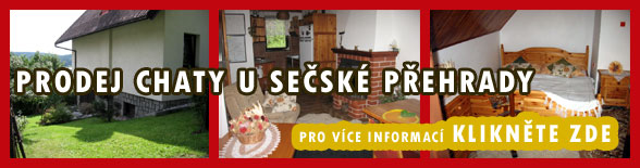 Prodej chaty u Sečské přehrady